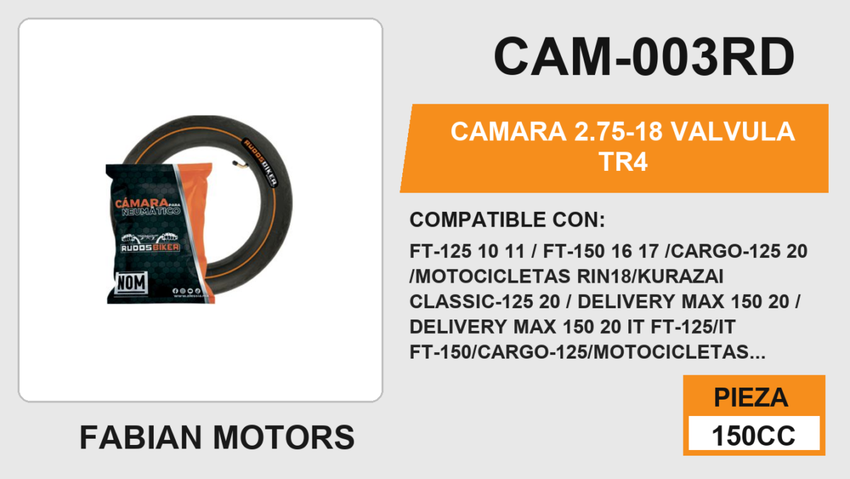 2.75-18 VALVULA TR4
