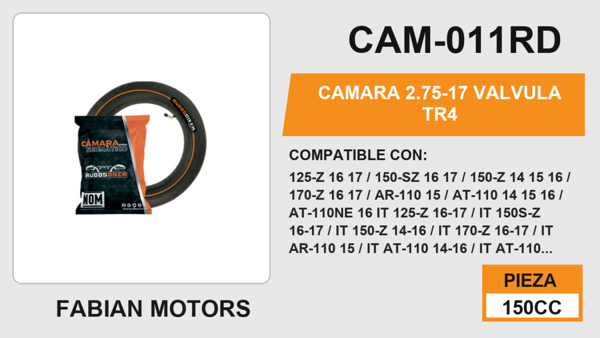 2.75-17 VALVULA TR4