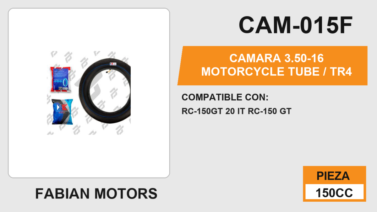3.50-16 Motorcycle Tube / TR4