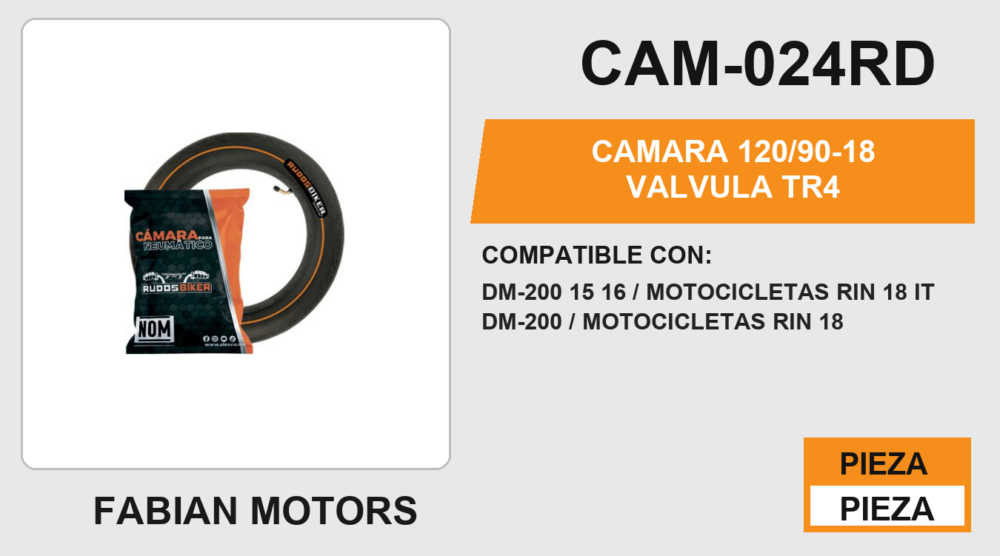 120/90-18 VALVULA TR4