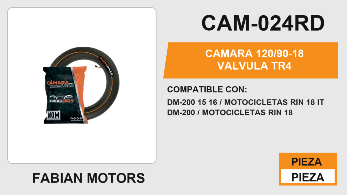 120/90-18 VALVULA TR4