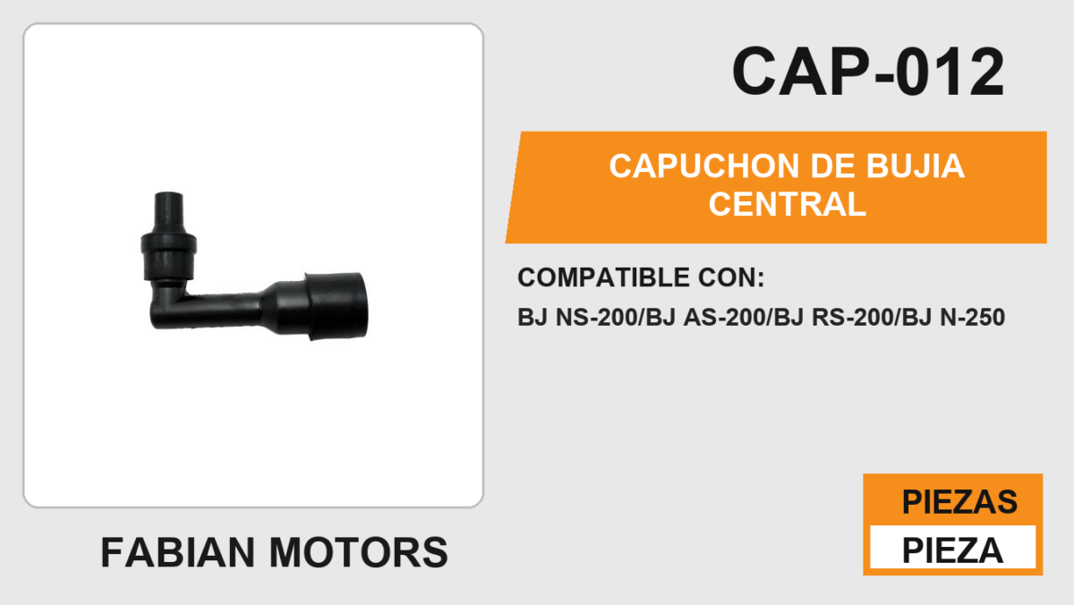 CAPUCHON DE BUJIA CENTRAL