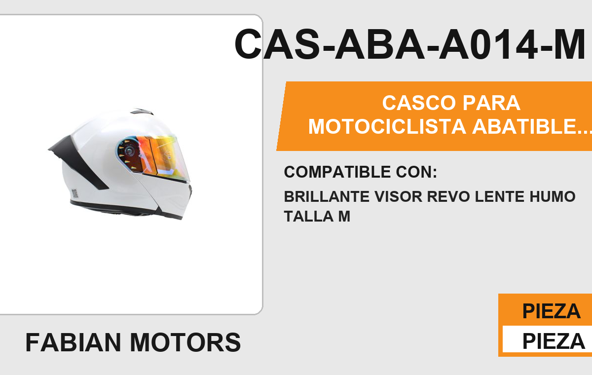 CASCO ABATIBLE PEARLISH CERTIFICADO " DOT "