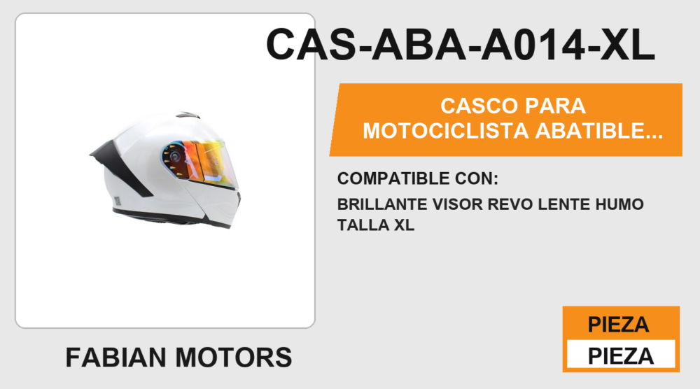CASCO ABATIBLE PEARLISH CERTIFICADO " DOT "