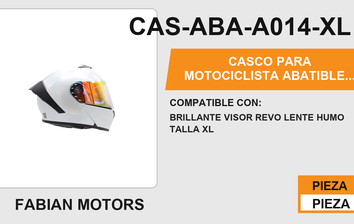 CASCO ABATIBLE PEARLISH CERTIFICADO " DOT "
