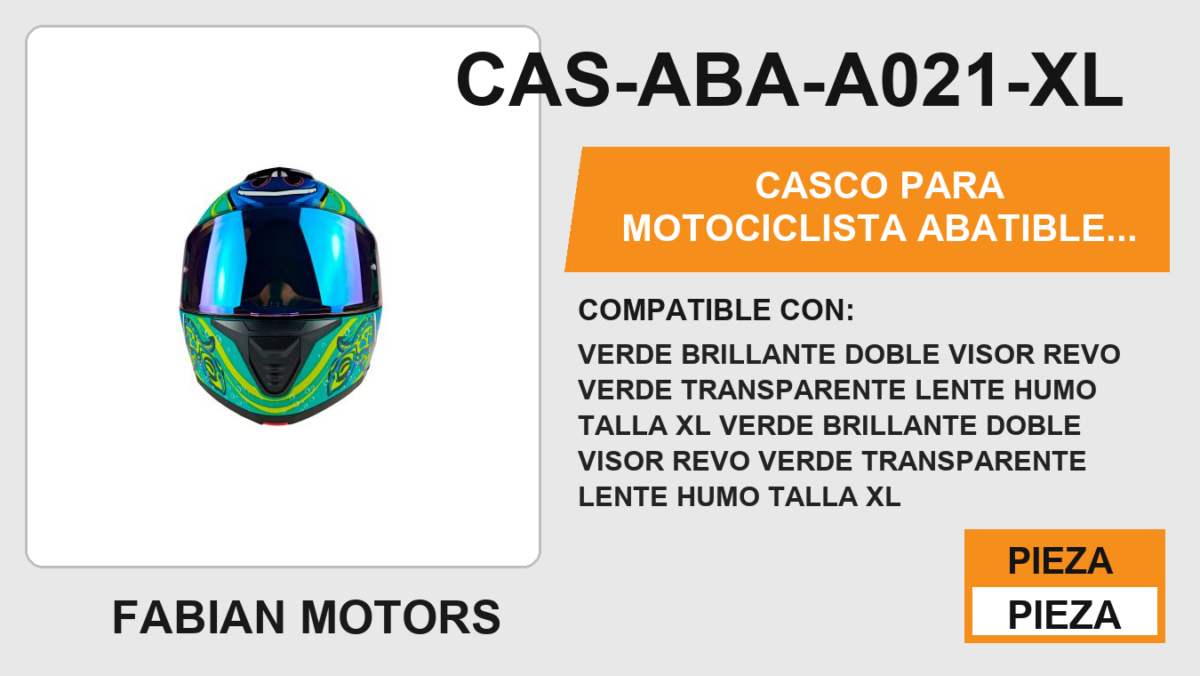 CASCO ABATIBLE CANCUN BEACH CERTIFICADO "DOT"