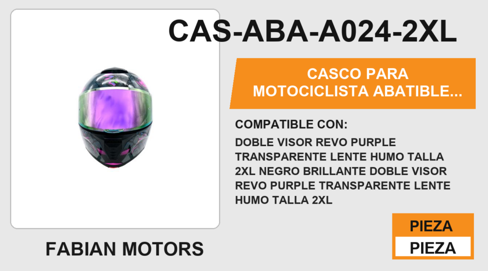 CASCO ABATIBLE CRAZY BEAR NEGRO CERTFIICADO "DOT"