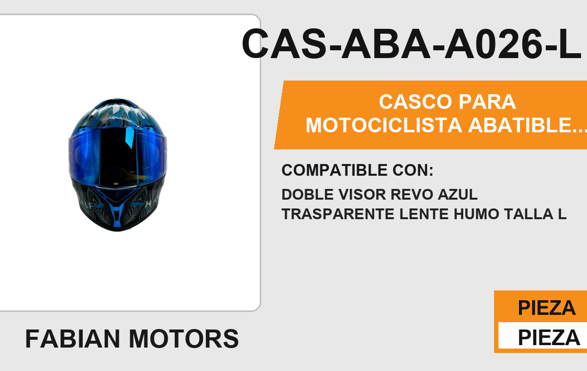 CASCO PARA MOTOCICLISTA ABATIBLE ALEBRIJE GRIS HALF® CERTIFICADO DOT