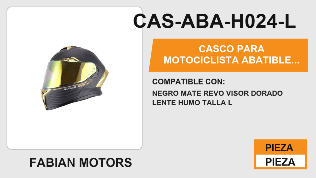 CASCO ABATIBLE GOLDEN BOY CERTIFICADO " DOT"