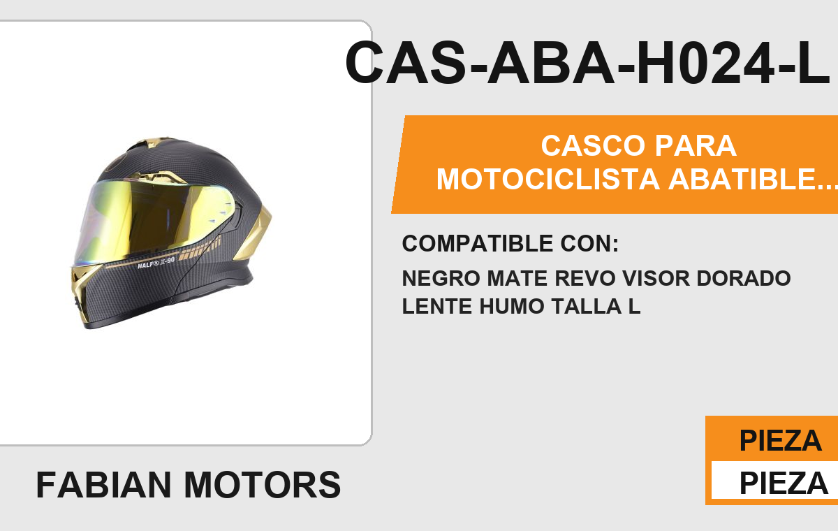 CASCO ABATIBLE GOLDEN BOY CERTIFICADO " DOT"
