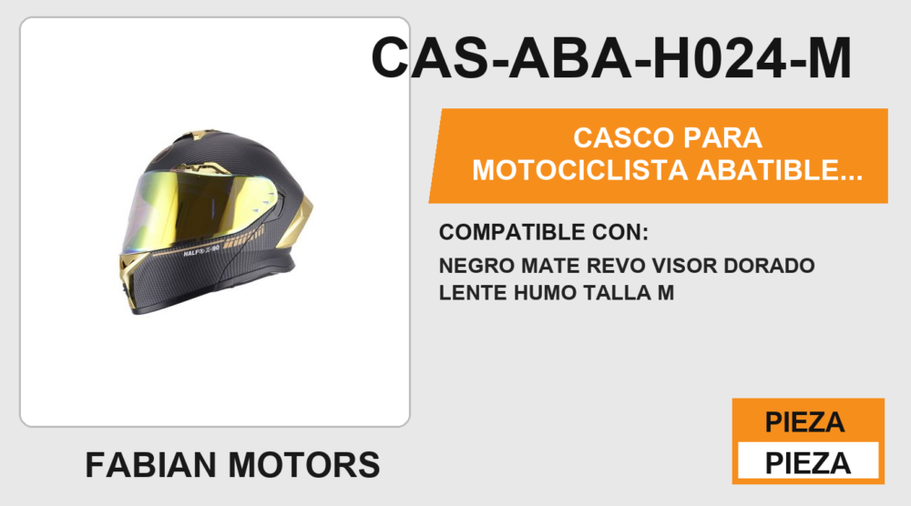 CASCO ABATIBLE GOLDEN BOY CERTIFICADO " DOT"