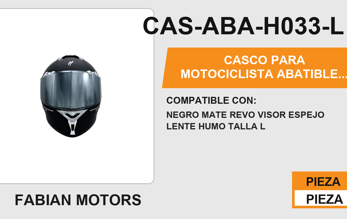 CASCO ABATIBLE SILVER BOY CERTIFICADO DOT