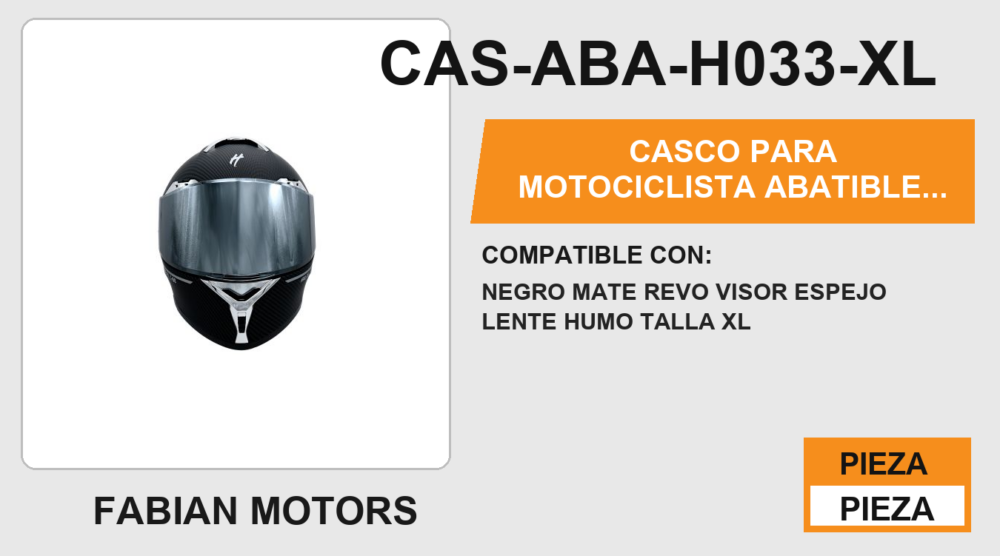 CASCO ABATIBLE SILVER BOY CERTIFICADO DOT