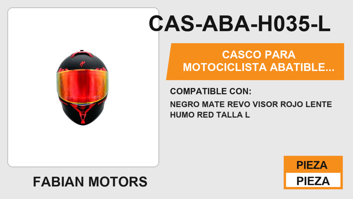 CASCO ABATIBLE RED CERTIFICADO DOT