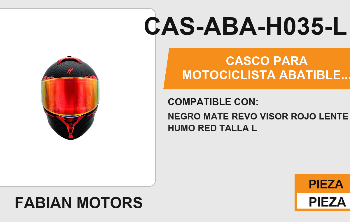 CASCO ABATIBLE RED CERTIFICADO DOT