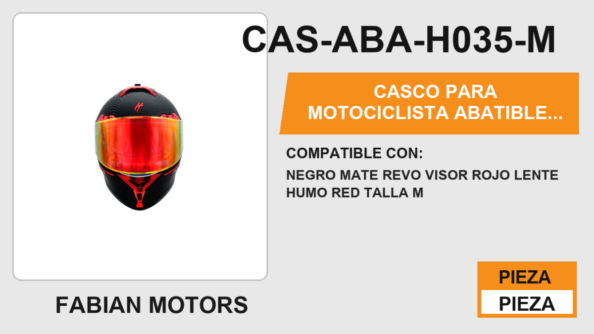 CASCO ABATIBLE RED CERTIFICADO DOT