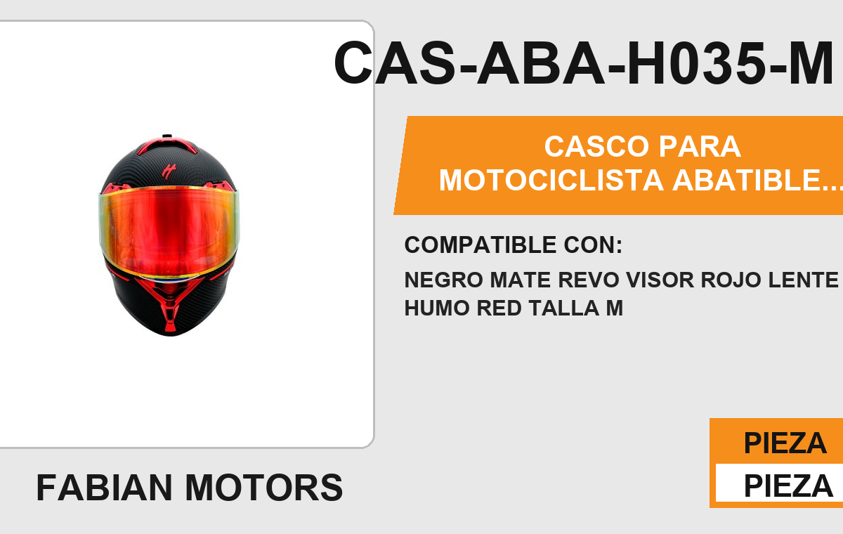 CASCO ABATIBLE RED CERTIFICADO DOT