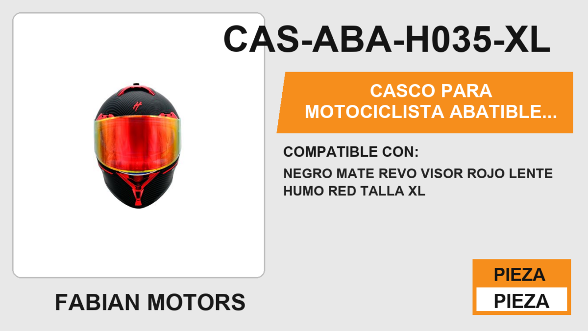 CASCO ABATIBLE RED CERTIFICADO DOT