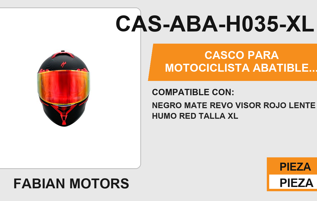 CASCO ABATIBLE RED CERTIFICADO DOT