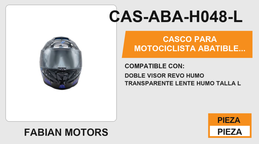 CASCO PARA MOTOCICLISTA ABATIBLE GALATICO HALF® CERTIFICADO ECE-22.06