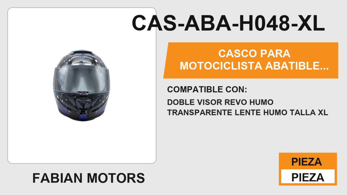 CASCO PARA MOTOCICLISTA ABATIBLE GALATICO HALF® CERTIFICADO ECE-22.06