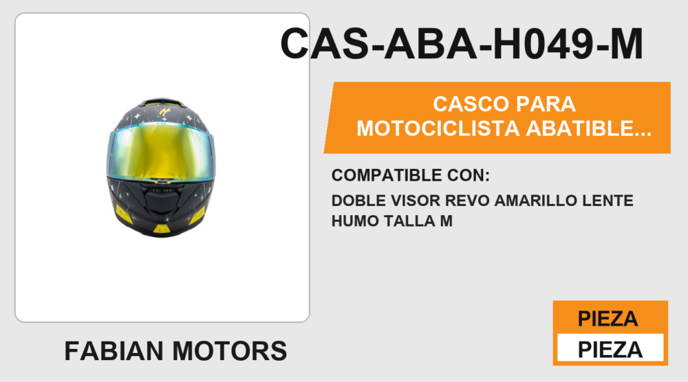 CASCO PARA MOTOCICLISTA ABATIBLE SPACE HALF® CERTIFICADO ECE-22.06