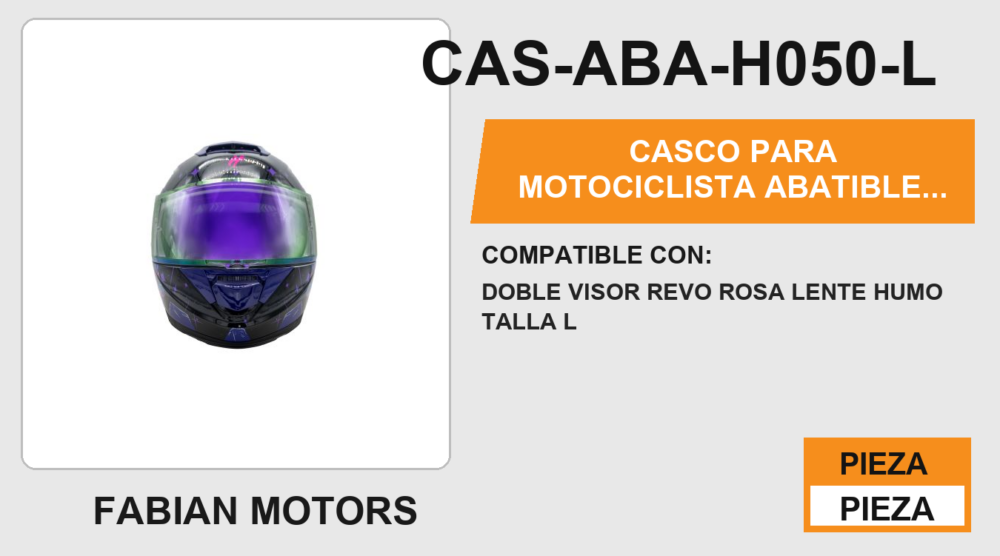 CASCO PARA MOTOCICLISTA ABATIBLE SPACE GIRL HALF® CERTIFICADO ECE-22.06