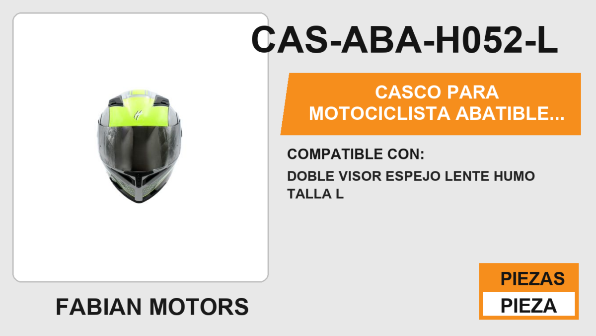 CASCO PARA MOTOCICLISTA  ABATIBLE  GRAY SPORTER  HALF® CERTIFICADO DOT (PINLOCK)