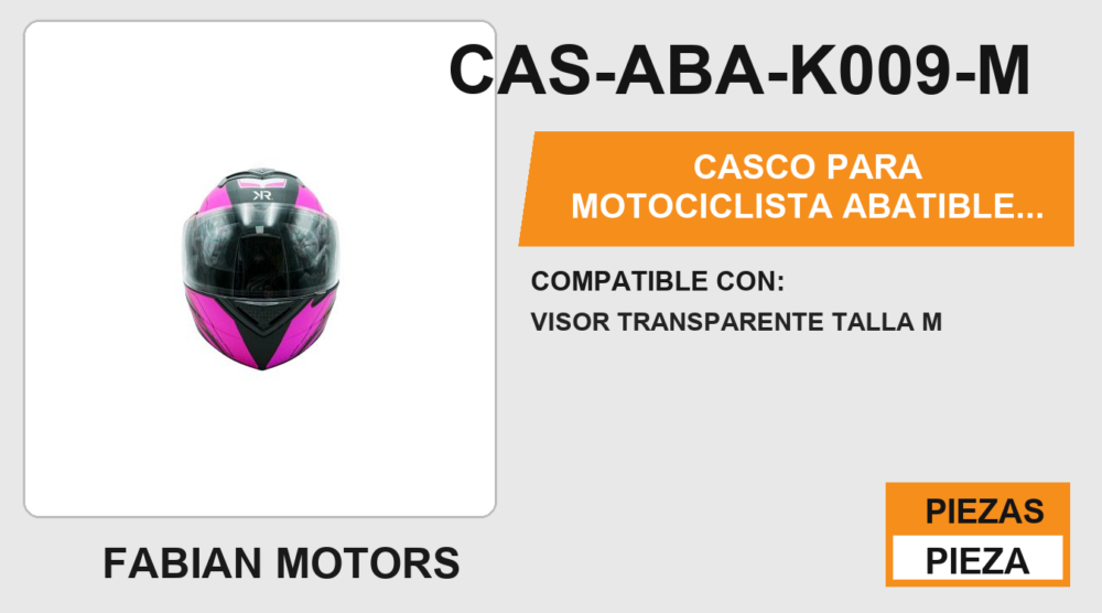 CASCO PARA MOTOCICLISTA  ABATIBLE  PINK LINE  KR® SIN CERTIFICACIÓN