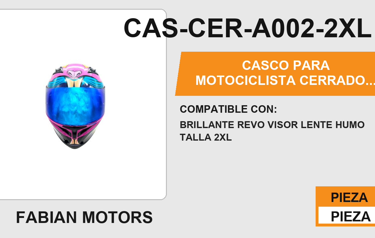CASCO CERRADO FURY BUNNY CERTIFICADO " DOT "