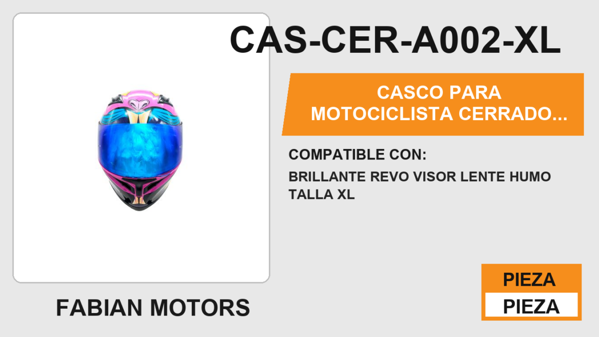 CASCO CERRADO FURY BUNNY CERTIFICADO " DOT "