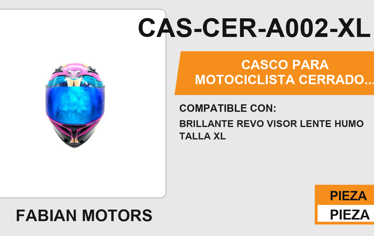 CASCO CERRADO FURY BUNNY CERTIFICADO " DOT "