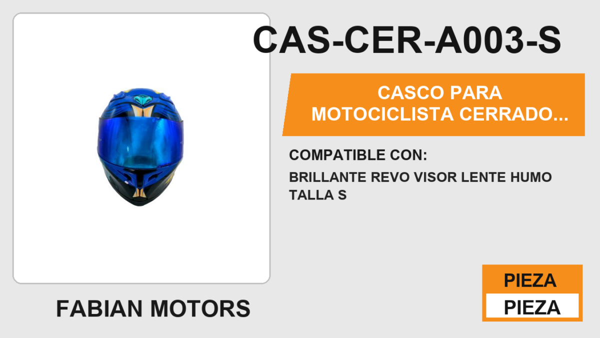 CASCO CERRADO ZOOM BUNNY CERTIFICADO " DOT "