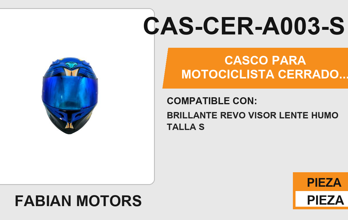 CASCO CERRADO ZOOM BUNNY CERTIFICADO " DOT "
