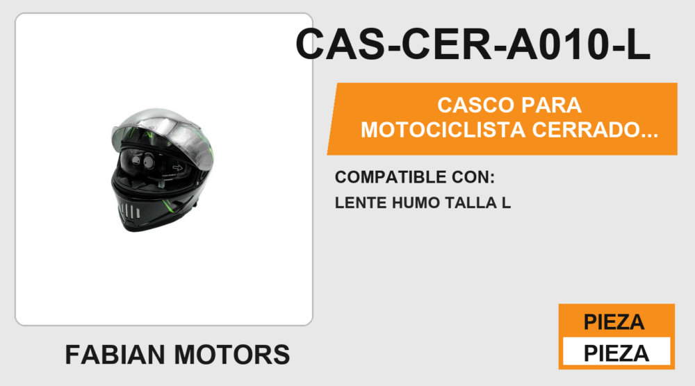 CASCO PARA MOTOCICLISTA CERRADO  GREEN ZION  A-HELMET® CERTIFICADO DOT
