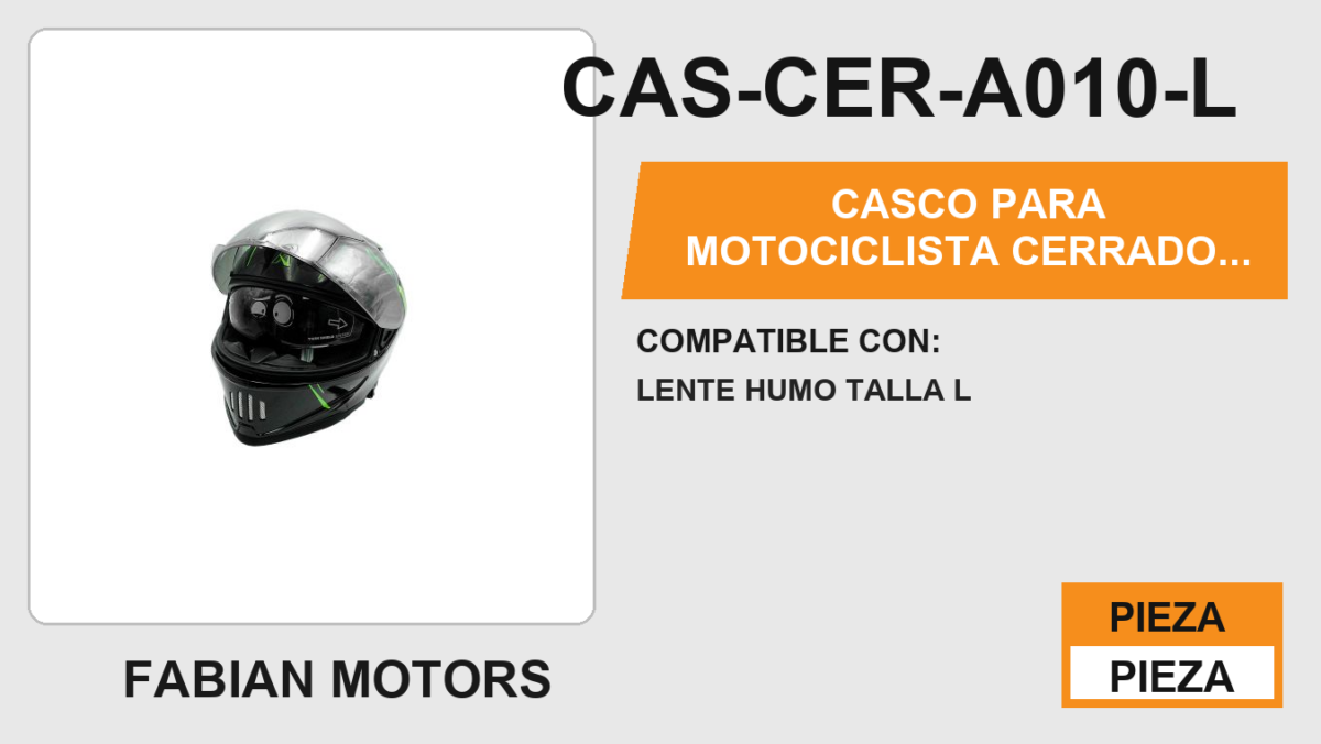 CASCO PARA MOTOCICLISTA CERRADO  GREEN ZION  A-HELMET® CERTIFICADO DOT