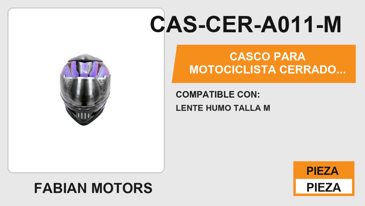 CASCO PARA MOTOCICLISTA CERRADO  PURPLE ZION  A-HELMET® CERTIFICADO DOT