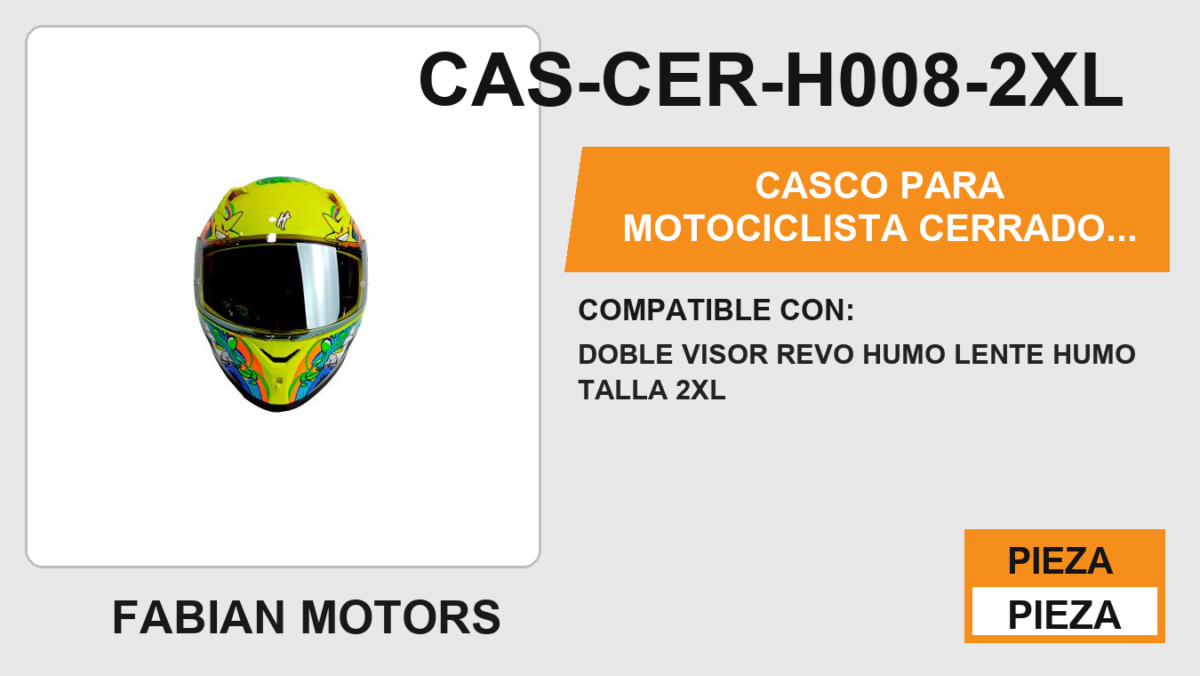 CASCO PARA MOTOCICLISTA CERRADO HALF® CERTIFICADO ECE-22.06