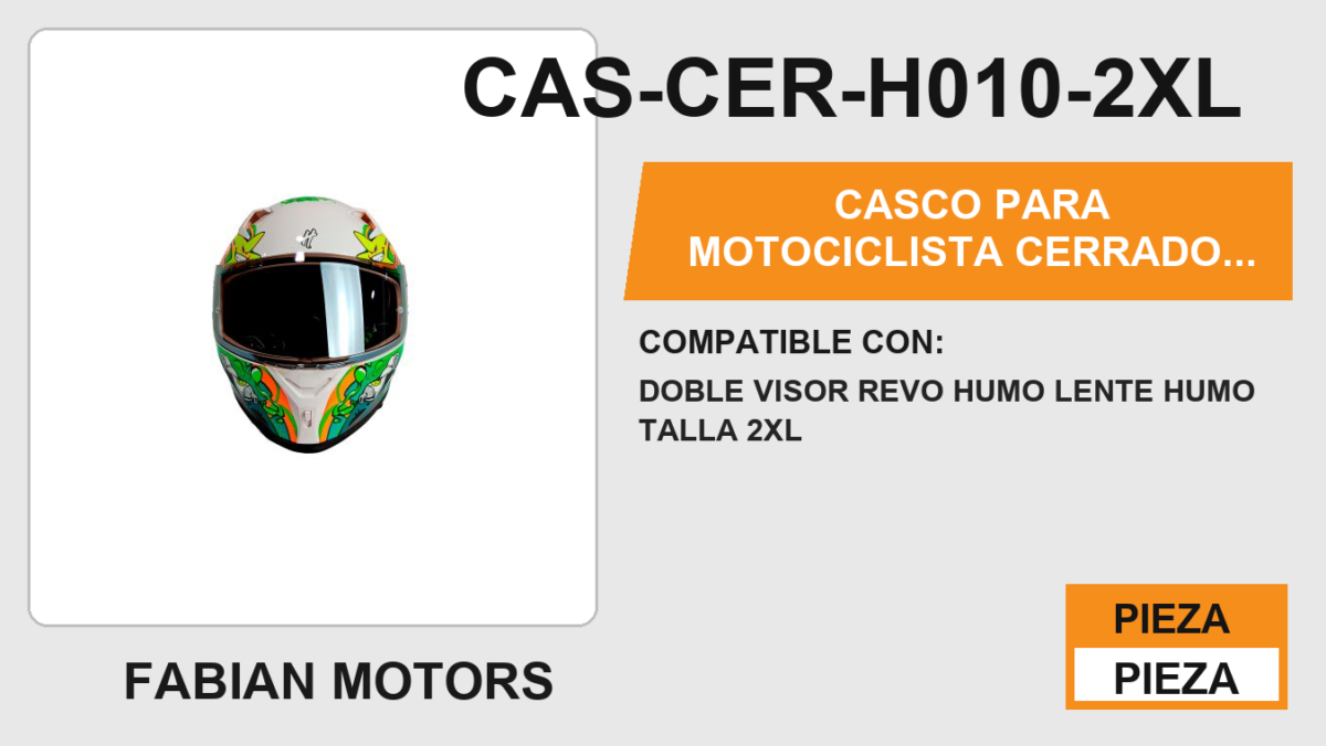 CASCO PARA MOTOCICLISTA CERRADO HALF® CERTIFICADO ECE-22.06