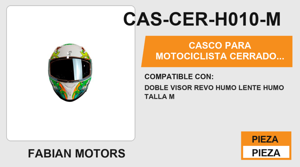 CASCO PARA MOTOCICLISTA CERRADO HALF® CERTIFICADO ECE-22.06