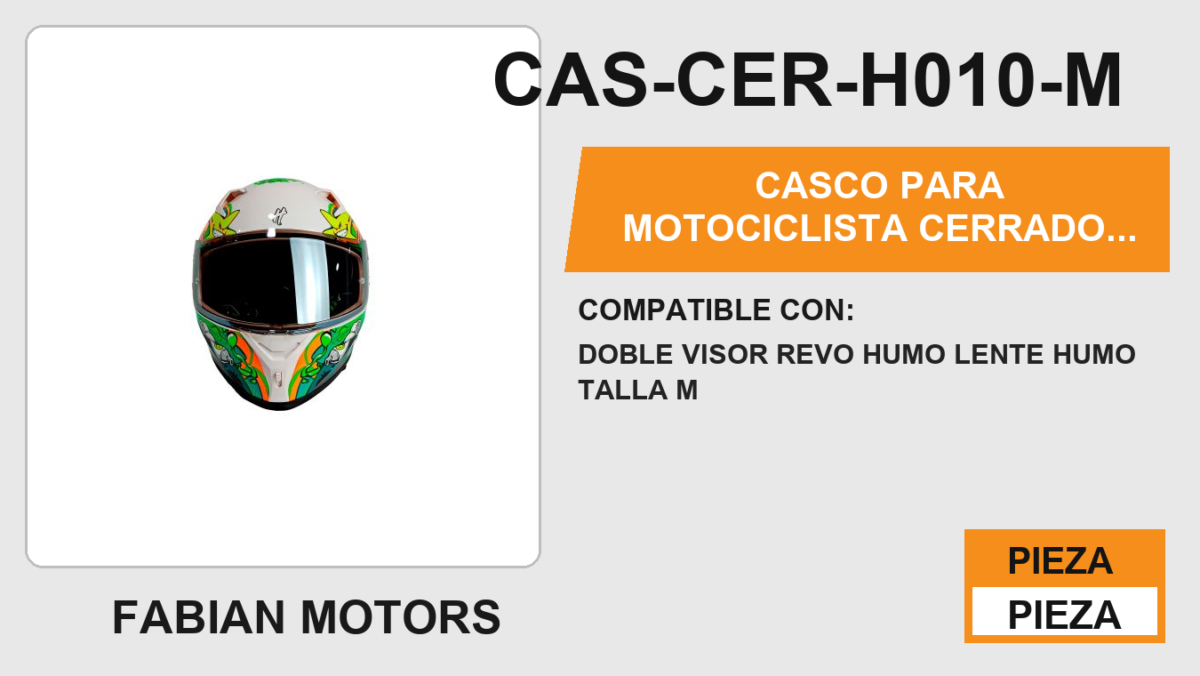 CASCO PARA MOTOCICLISTA CERRADO HALF® CERTIFICADO ECE-22.06
