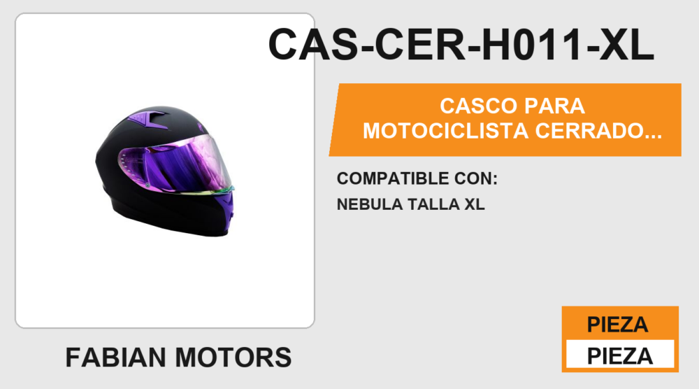 CASCO PARA MOTOCICLISTA CERRADO HALF® CERTIFICADO ECE-22.06