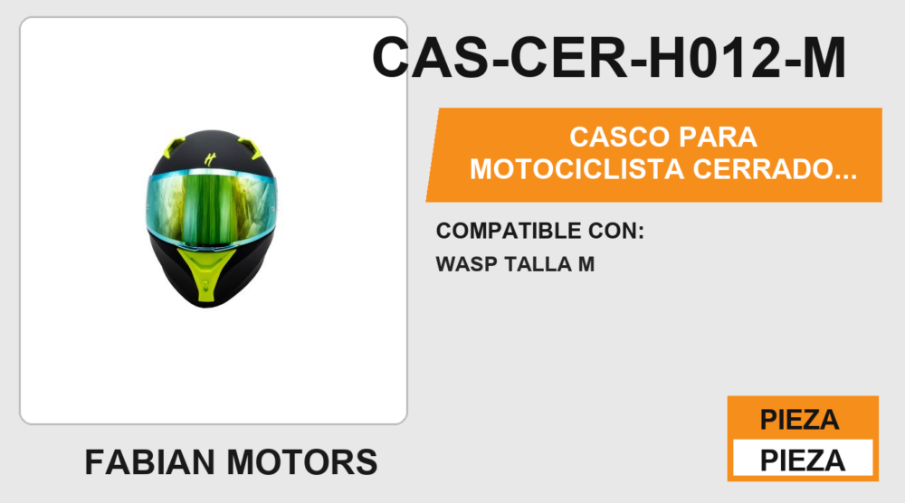 CASCO PARA MOTOCICLISTA CERRADO HALF® CERTIFICADO ECE-22.06