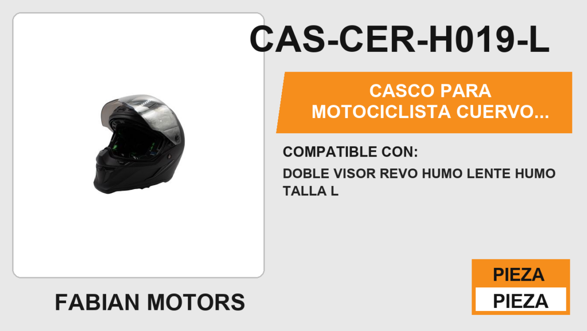 CASCO PARA MOTOCICLISTA CUERVO NEGRO MATE CERRADO HALF® CERTIFICADO ECE-22.06