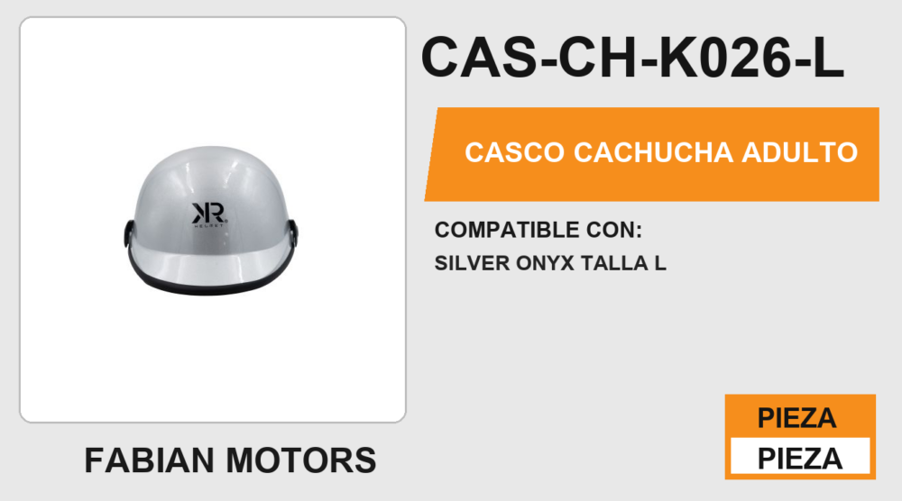 CASCO CACHUCHA ADULTO