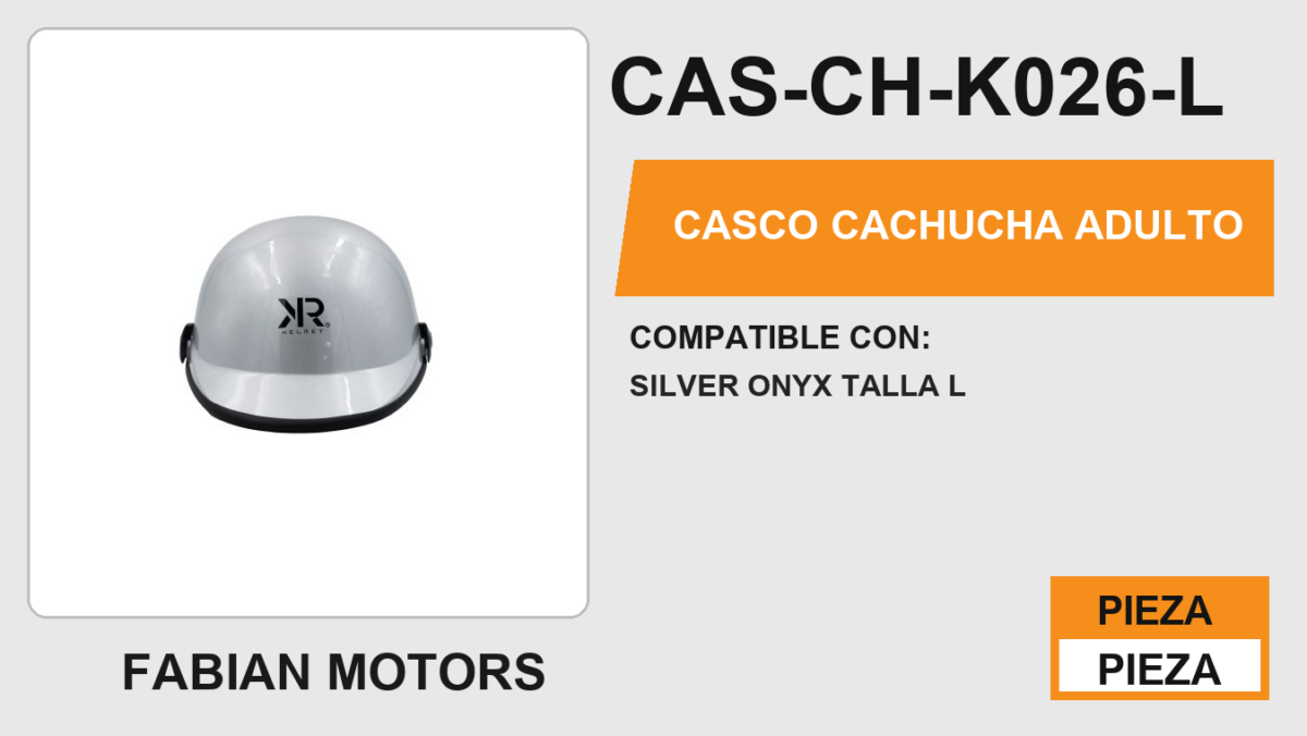 CASCO CACHUCHA ADULTO