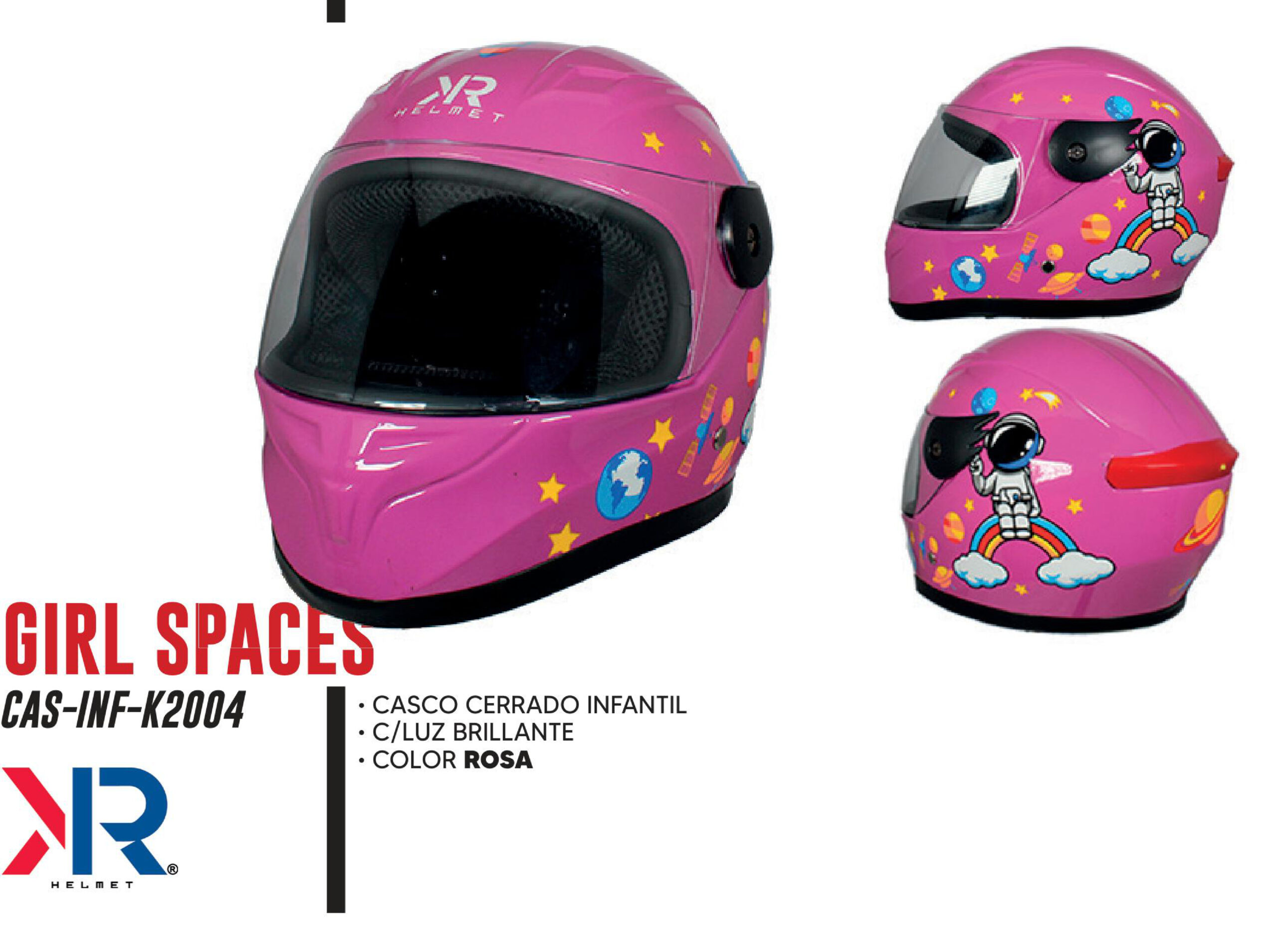 CASCO CERRADO GIRL SPACES