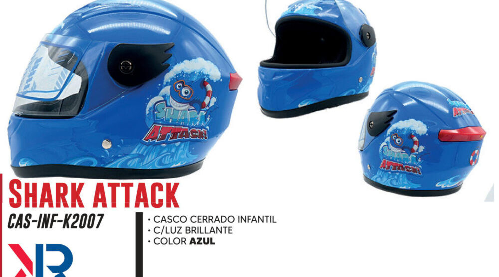 CASCO CERRADO SHARK ATTACK