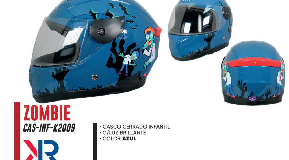 CASCO CERRADO ZOMBIE