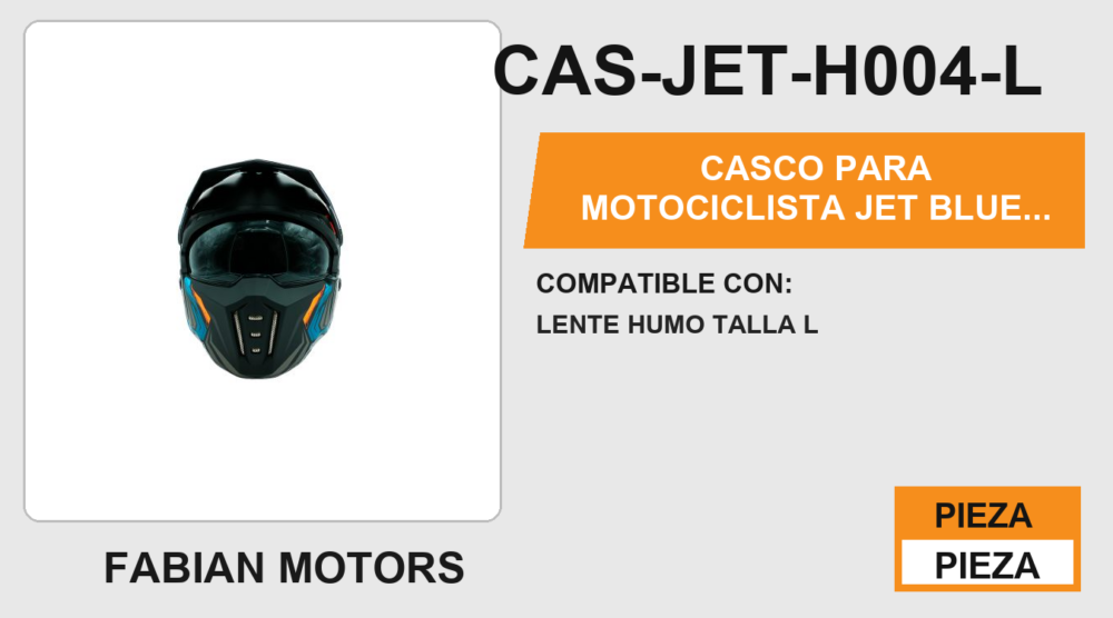 CASCO JET BLUE FENIX CERTIFICADO " ECE-22.06 "